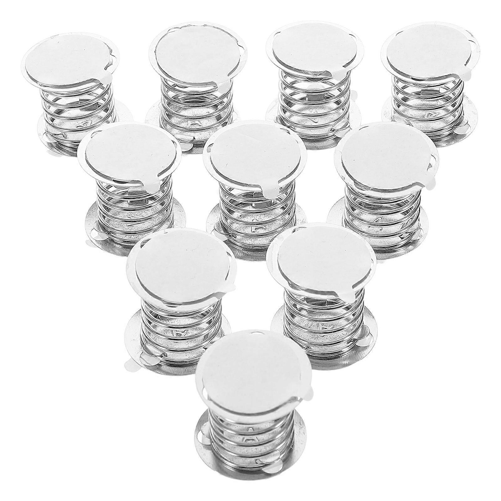 Metal Accessories Spring Base for Doll 10Pcs Double-Sided Adhesive