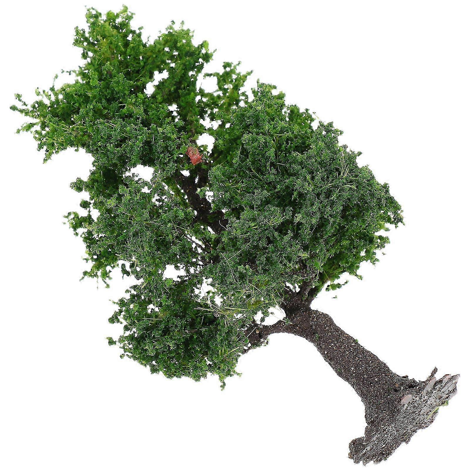 Green Miniature Trees Model for Decoration 5Pcs Plastic Landscape Trees