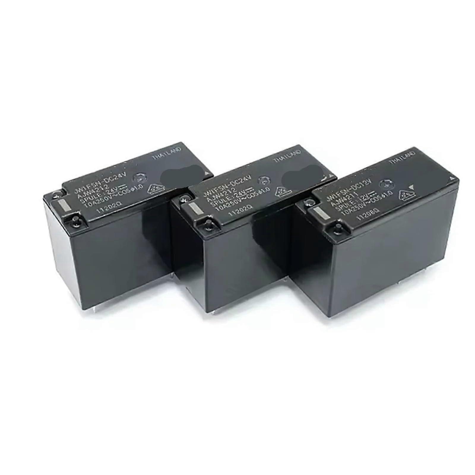 5pcs JW1FSNDC24V Power Relay 10A 250VAC  Current Durable 5Pin Design