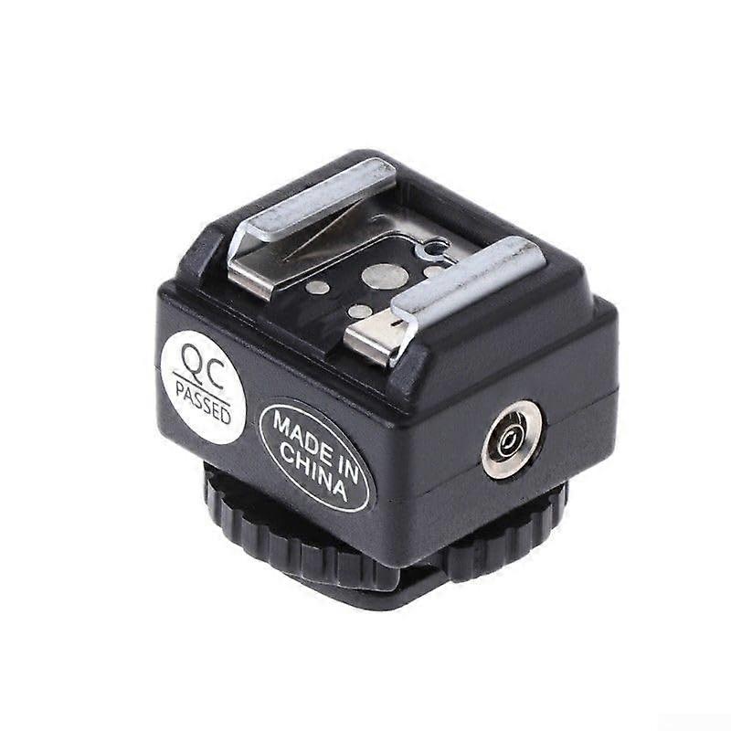 Camera Hot Shoe Adapter with PC Sync Flash Connector for Universal Camera Flash Sync