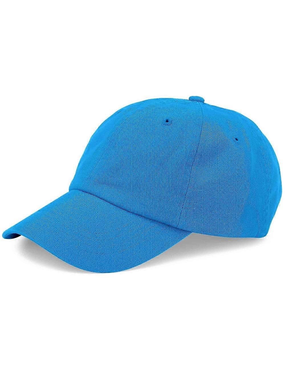 Men's Colorful Standard Organic 6 Panel Cap - Pacific Blue