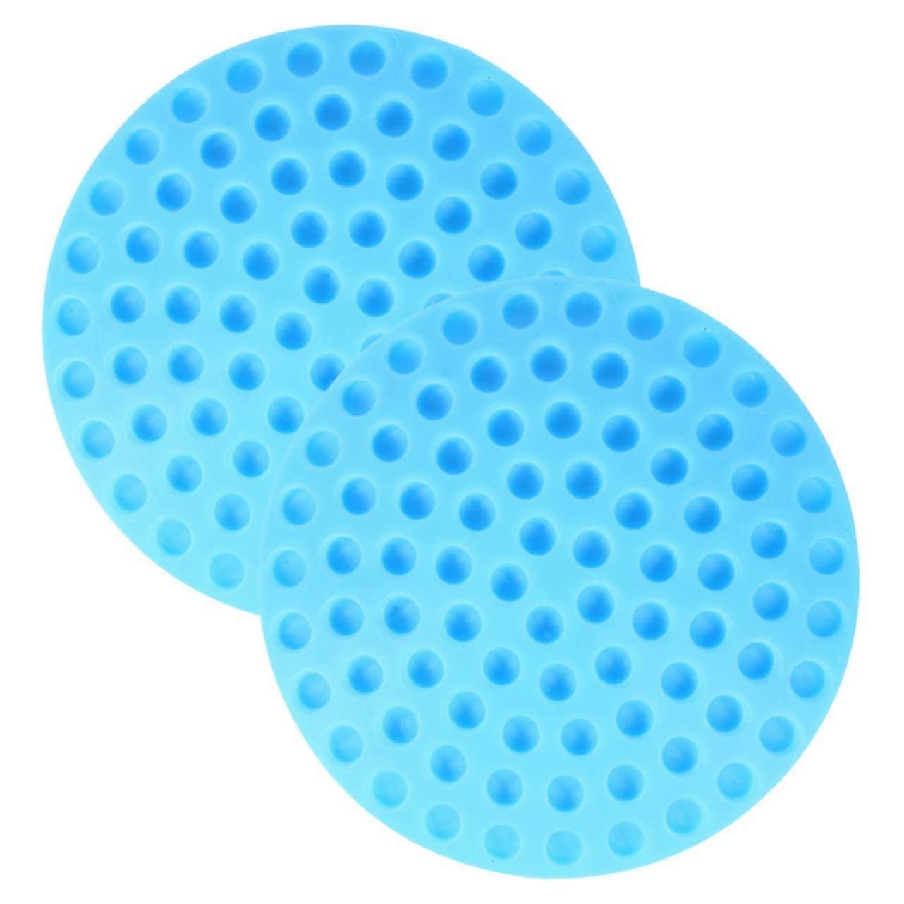 2pcs Eco Friendly Self Adhesive Door Stopper Wall Protector Handle Bumper Guard for Noise Reduction