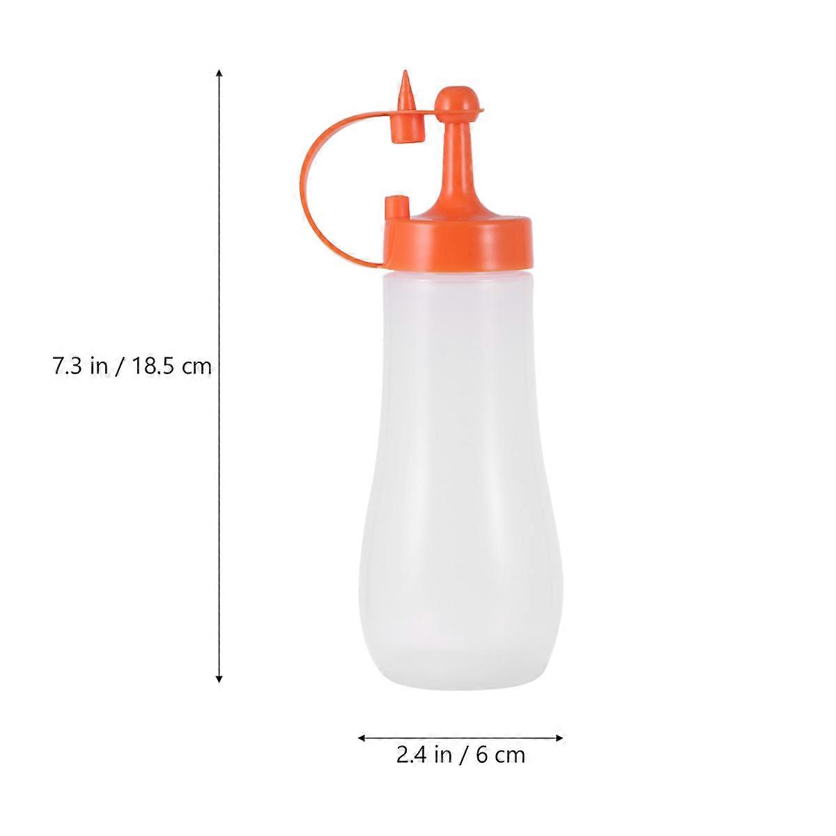 Salad Dressing Bottle Sauce Bottle for Serving 3Pcs Kitchen Use