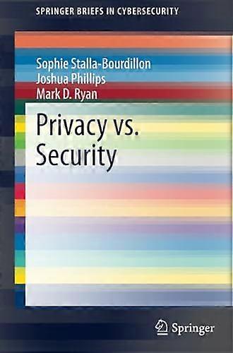 Privacy vs. Security (SpringerBriefs in Cybersecurity)