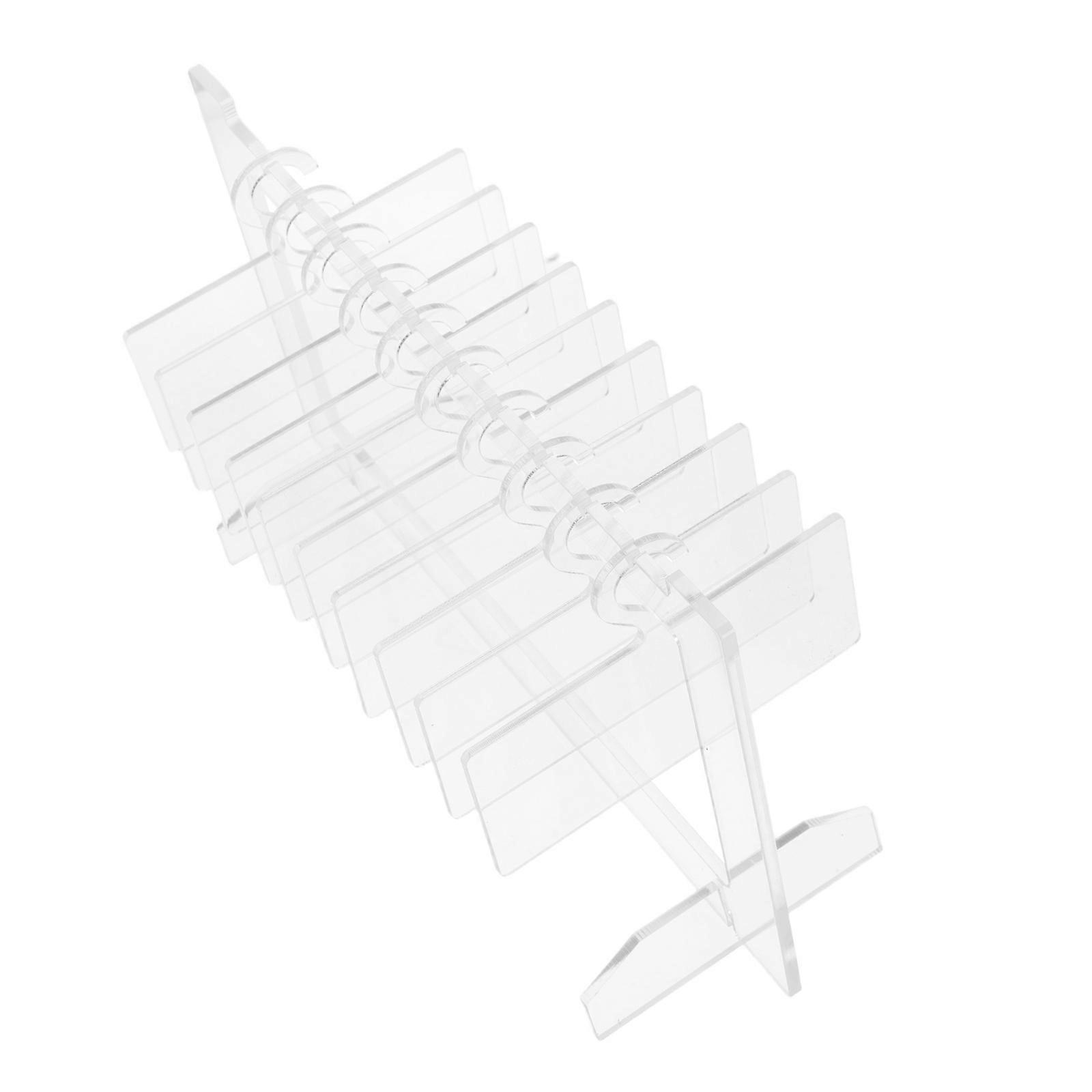 Nails Display Board Acrylic Hanger Shaped False Nails Organizer 5Sets