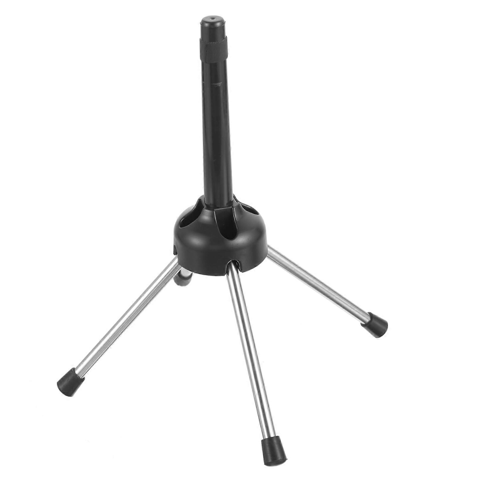 Flute and Clarinet Stand with Protective Pads, Stable Floor Display, Compact Foldable Design