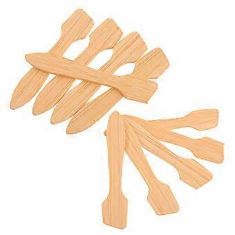 10pcs Makeup Spatula: Bamboo Cosmetic Spatula Set Portable Beauty Skin Spoon Facial Mask Application Scoop Skincare Tool For Cream Mixing