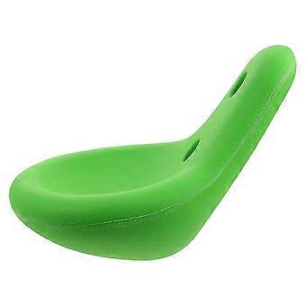 Children's Outdoor Swing Seat Board, Green Plastic, Sturdy Construction, Weatherproof, for Playground Equipment