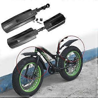 2pcs Quick Release Snow Bicycle Front Rear Mud Guard Fat Bike Fender for 26 Inch Fatbike Bikes Cycling Bicycle Fenders New