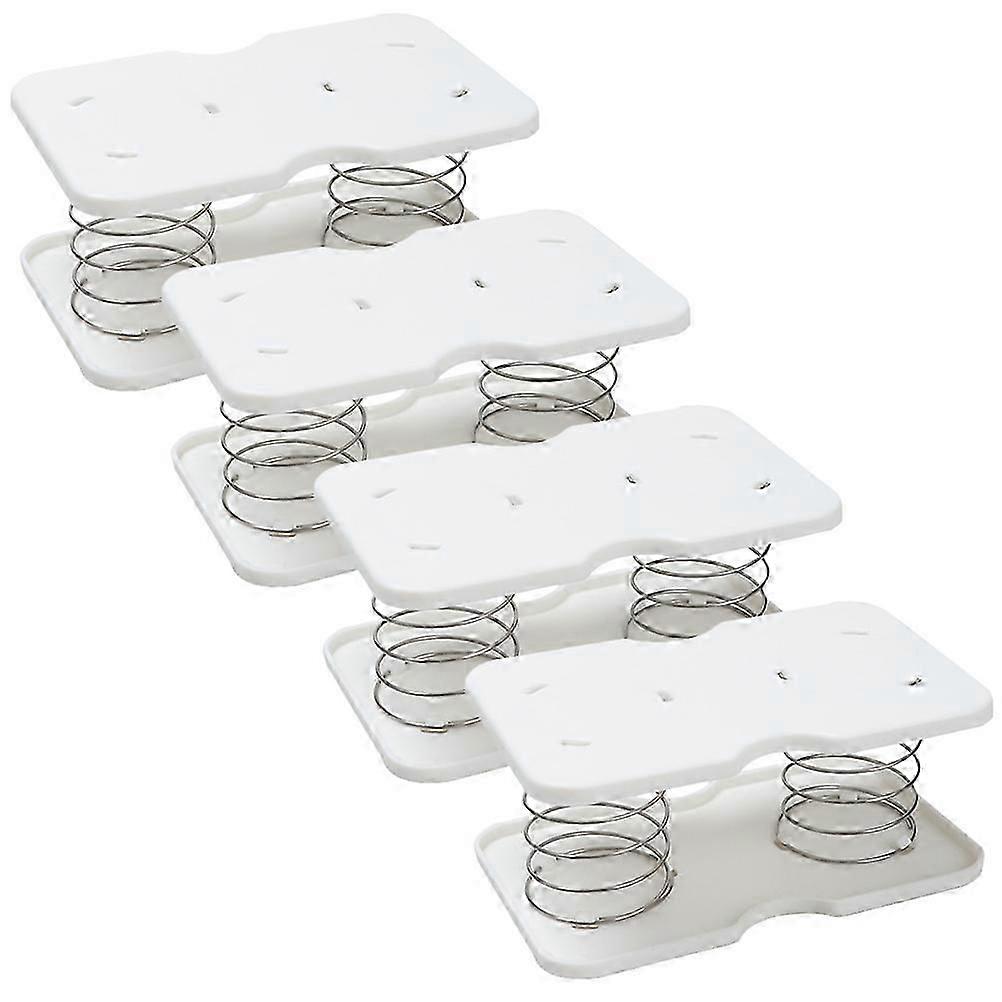 4pcs Automatic Lifting Spring Tissue Box Bracket | PP Steel Wire | For Home Office Use