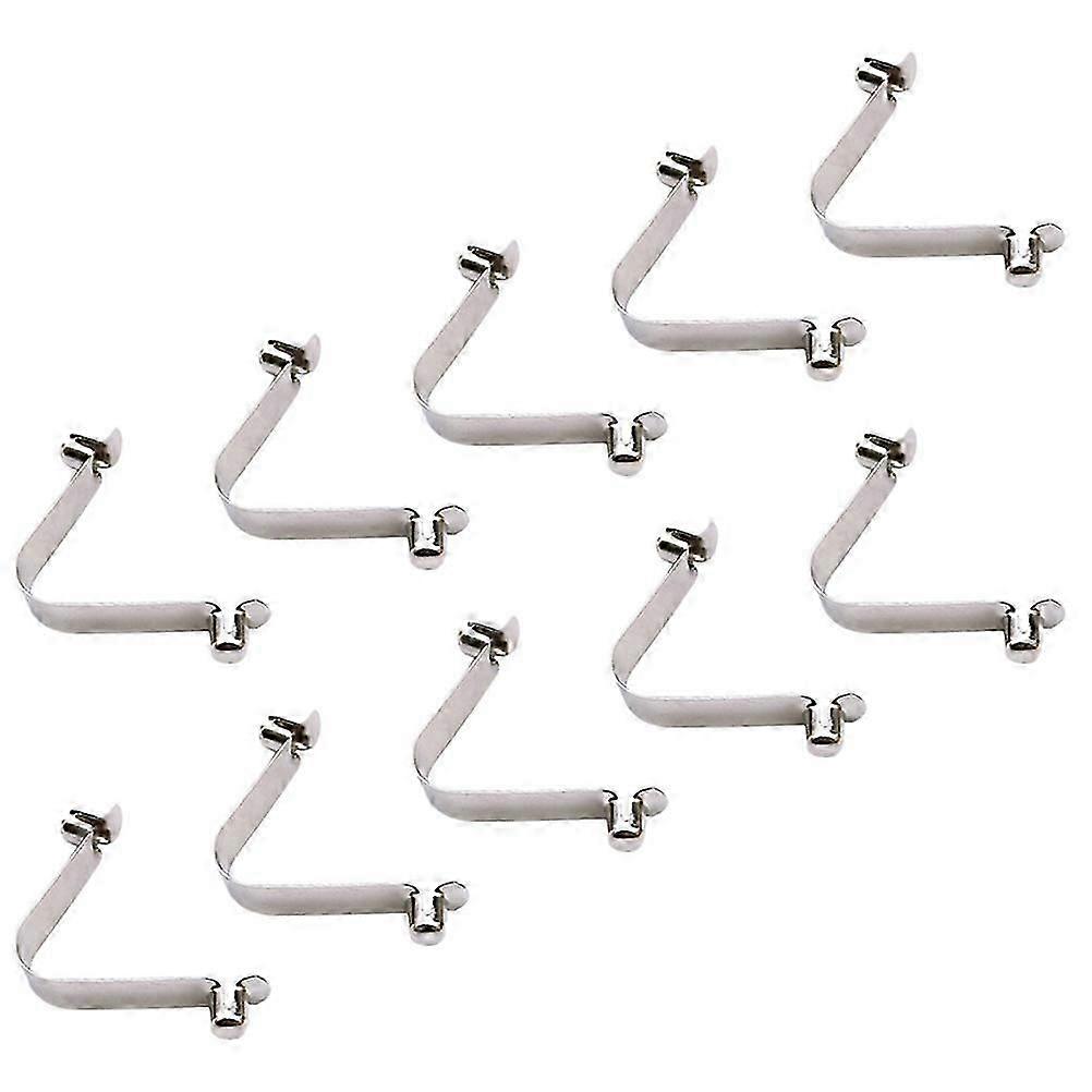 Stainless Steel Pool Clasp Spring Clips for Cable 10Pcs Replacement