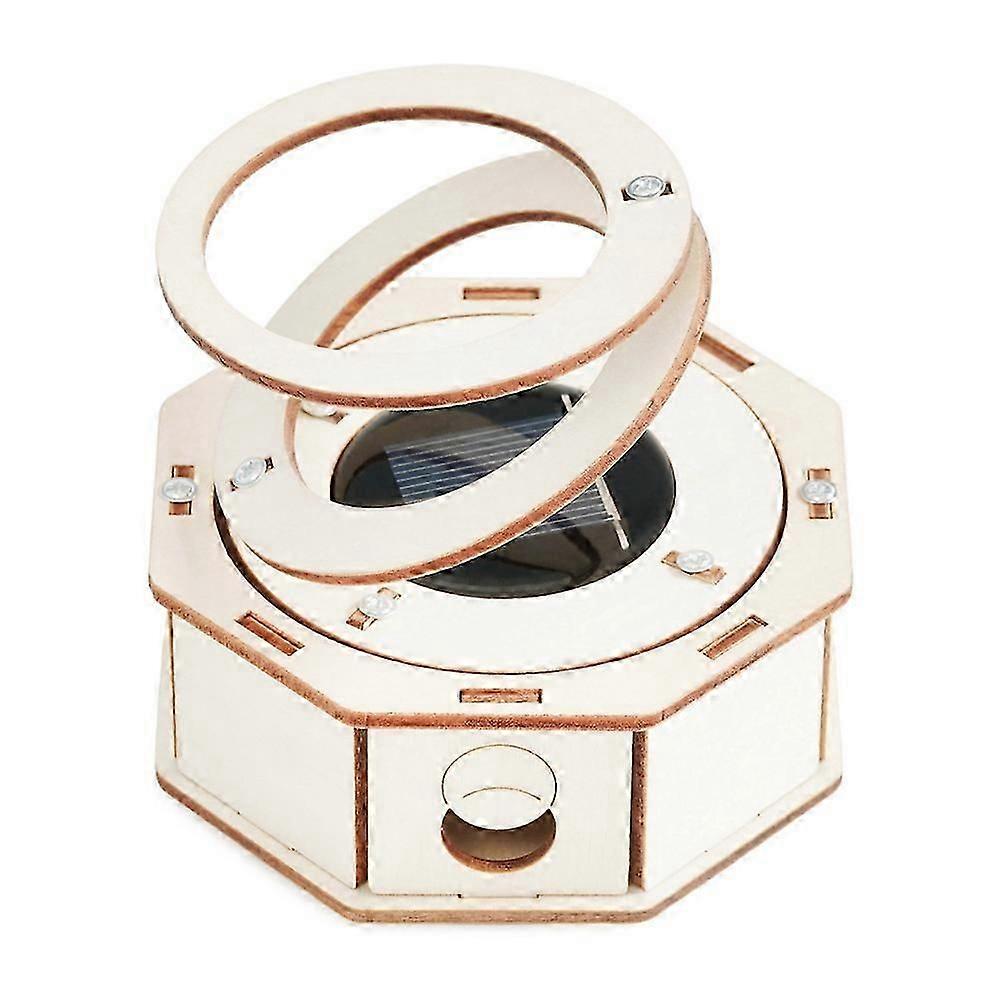 DIY Solar Double Ring Model Science Kit Technology Physics Material Kit Experimental Tool Kit Learn