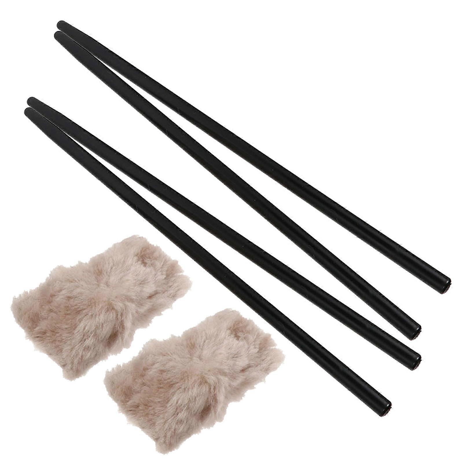 Friction Electrification Supply Rubber Stick for Physics Experiment 8Sets