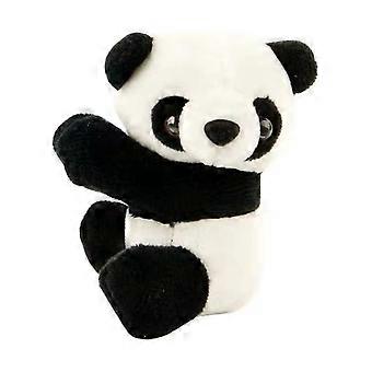 10cm Mini Panda Plushie, Clip-on Hanging Ornament, Soft PP Cotton Stuffed Animal, Cute Decor for Curtain, Car, Room, Gift