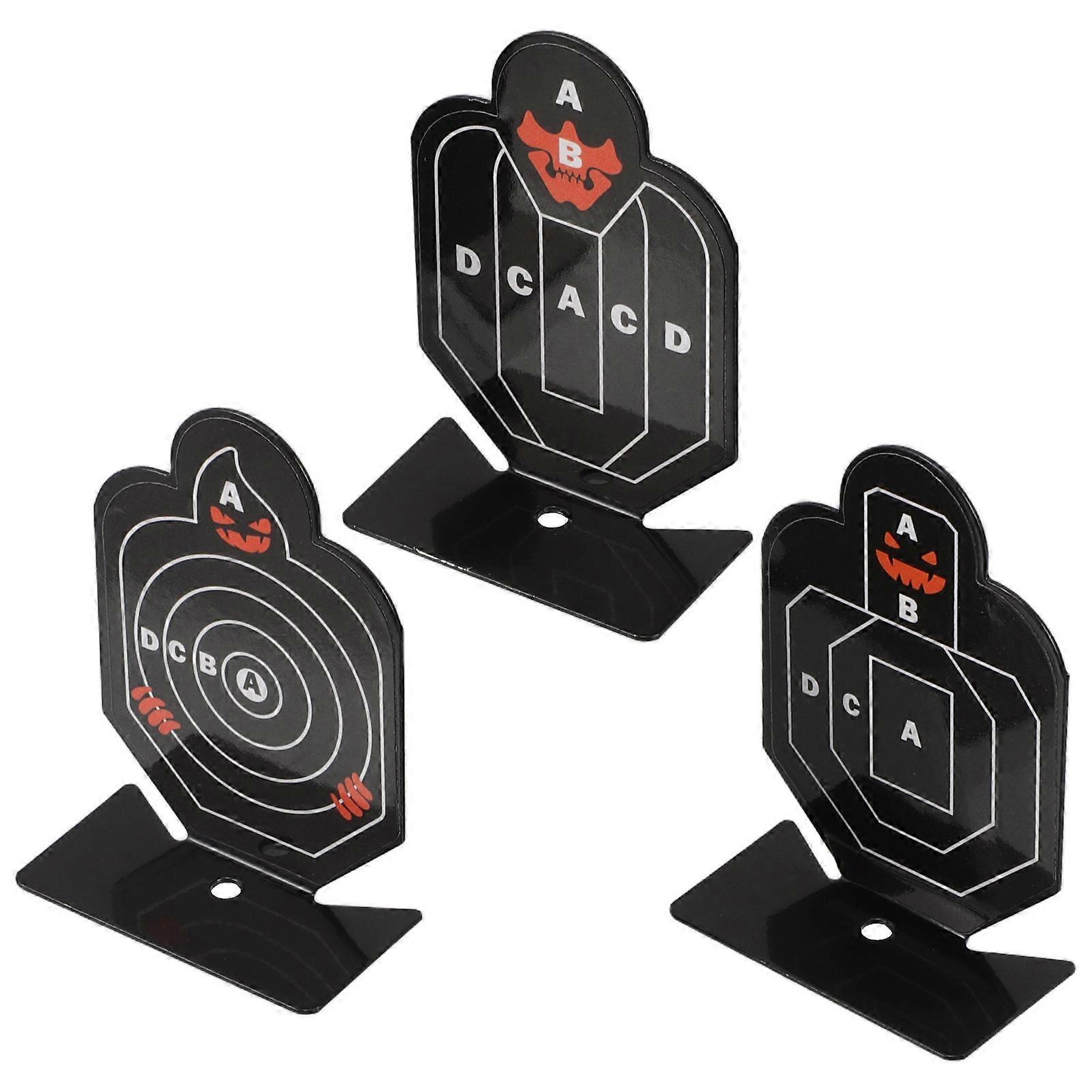 Metal Shooting Target Tool for Practice 3Pcs Rotatable Board