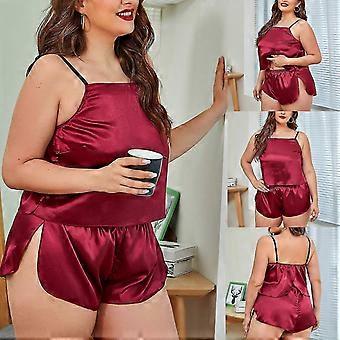 Large Size Ladies Sexy Lingerie Satin Lace Sling Split Temptation Sexy Lingerie