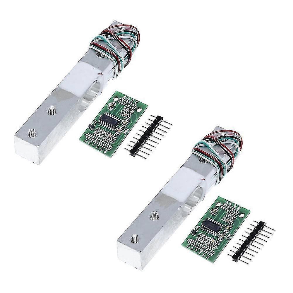 2 Sets Digital Load Cell W Sensor Electronic Kit Scale + Hx711 Weighing Ad Module (10kg)