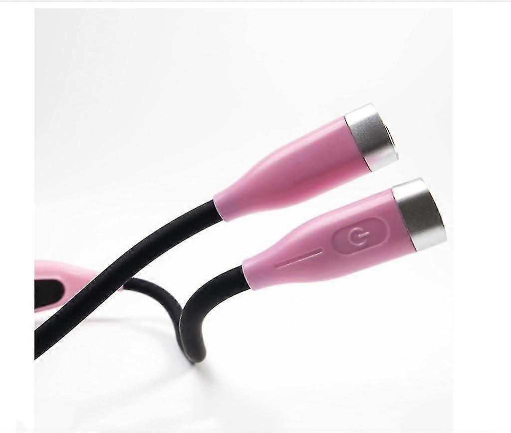 Led Neck Reading Light, Pink, Flexible, Rechargeable