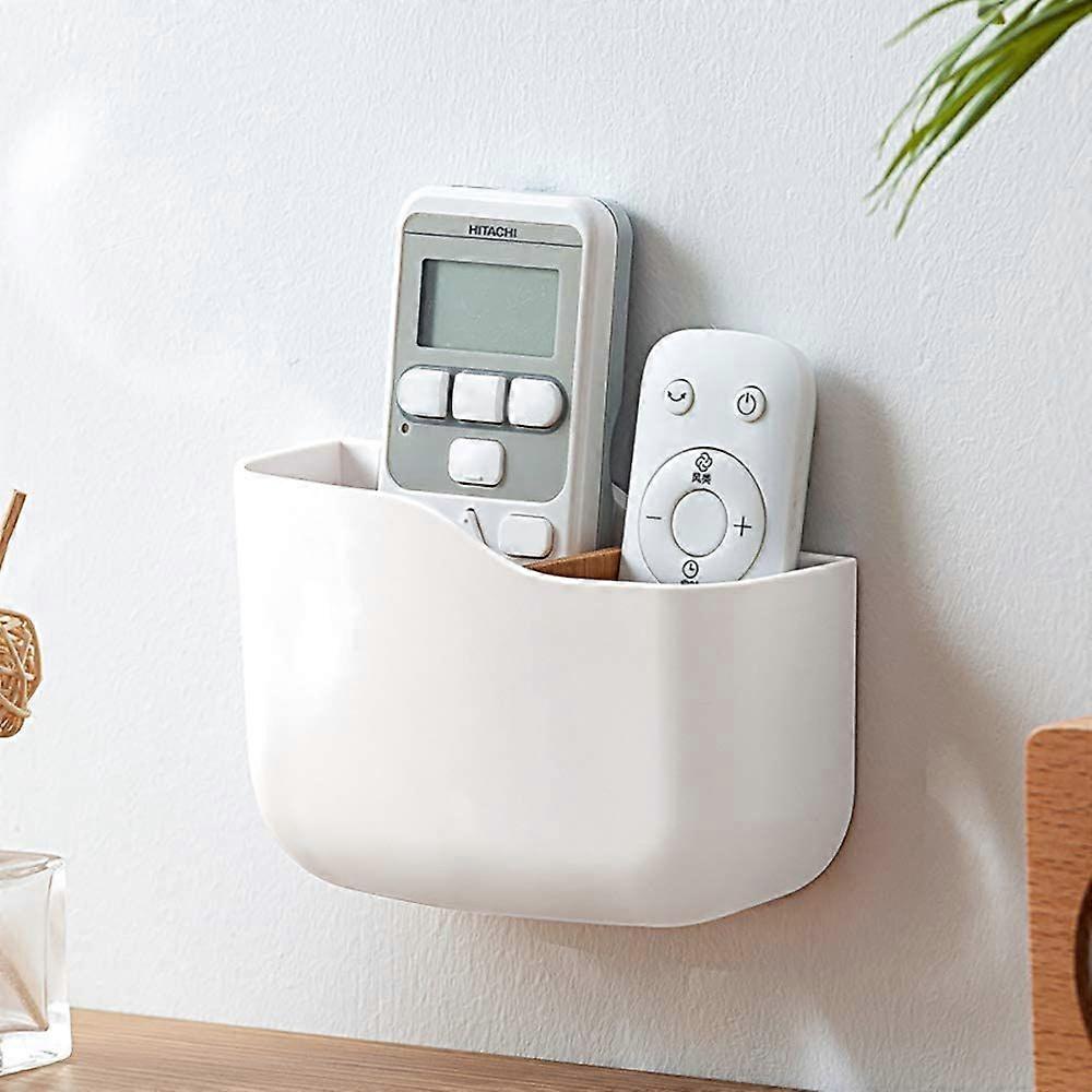 Universal Remote Control Holder Wall Mounted with No Damaging Screws