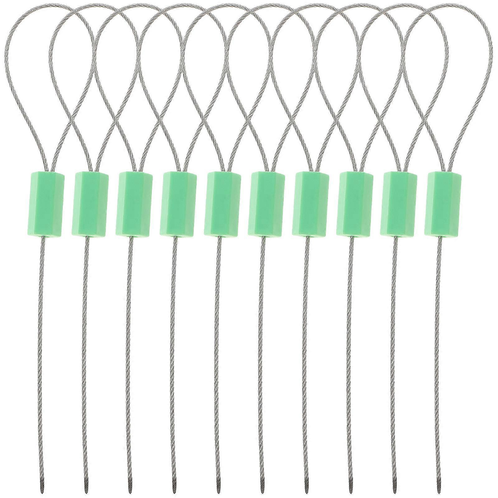 10pcs Joint de câble autobloquant Câble scellé Inviolable Lien conteneur Wire Tag