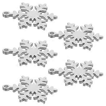 Stainless Steel Dog Collar Charms, 25Pcs Christmas Tree Pendants for DIY Jewelry