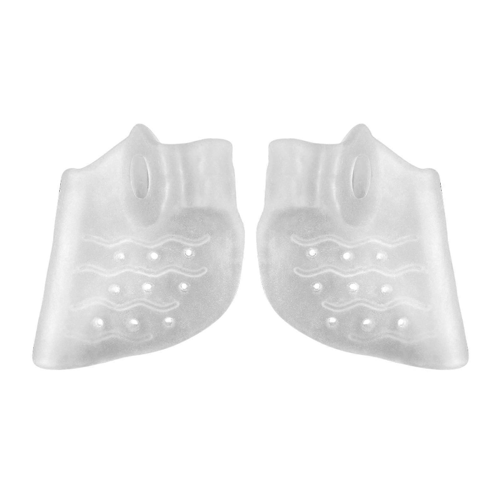 1pair Soft Foot Care Transparent For Overlapping Bunion Corrector Toe Separator