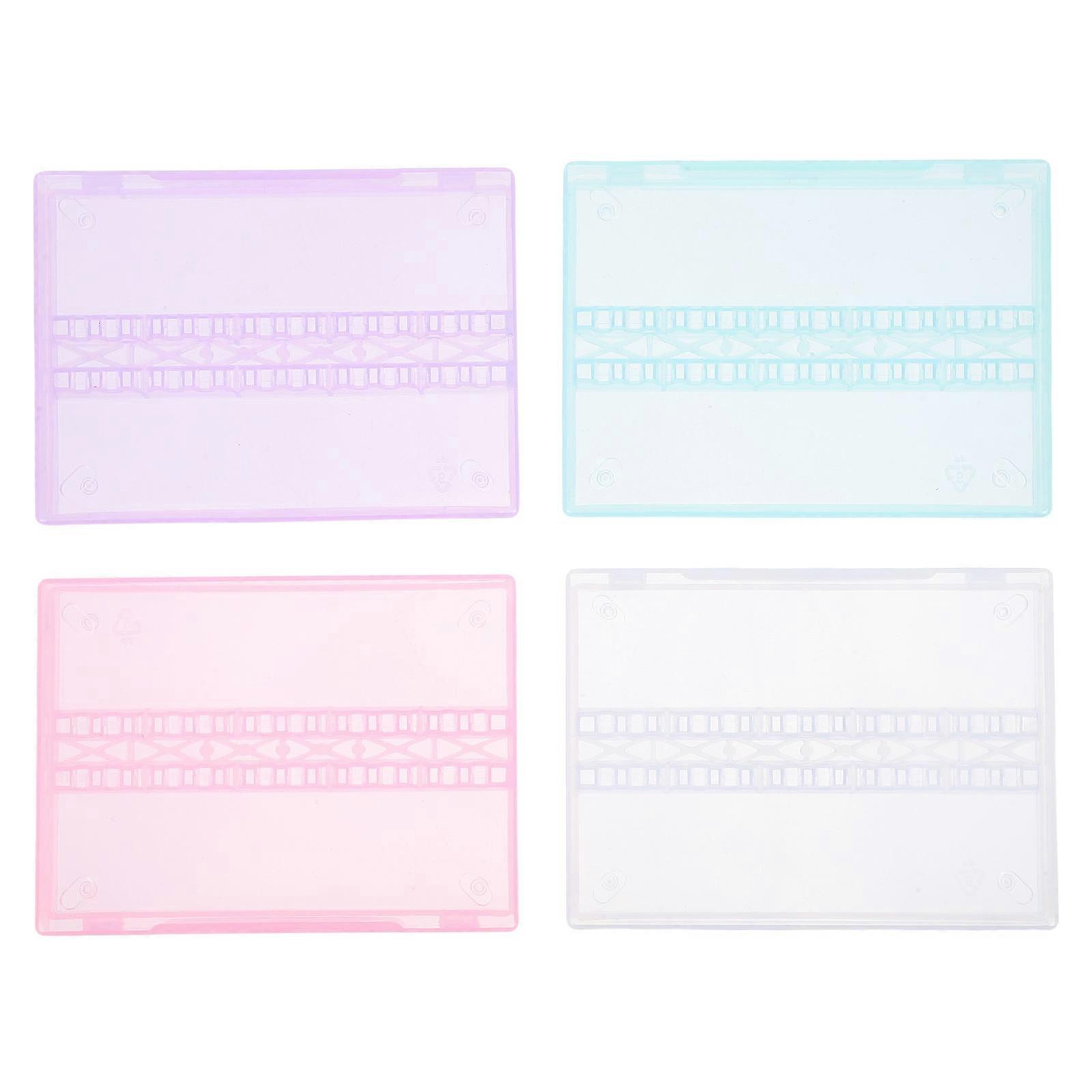 4Pcs Electric Grinding Head Mini Storage Boxes Manicure Tool Empty Boxes