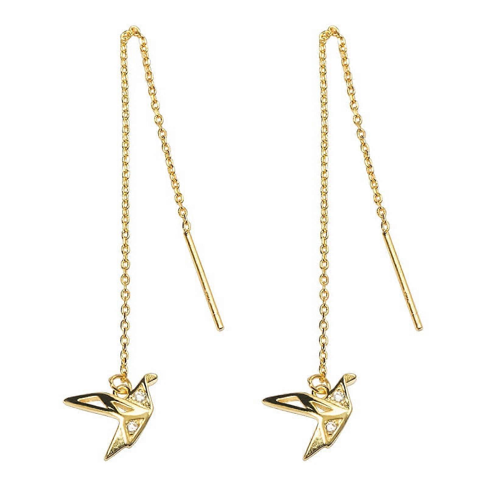 Ms. Wish Thousand Paper Cranes Earwire Long Earrings