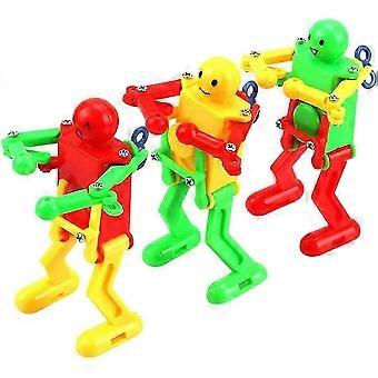 3-teiliges Aufziehspielzeug Roboter Tänzer Mehrfarbig Federaufzug Schaukelroboter-njkh