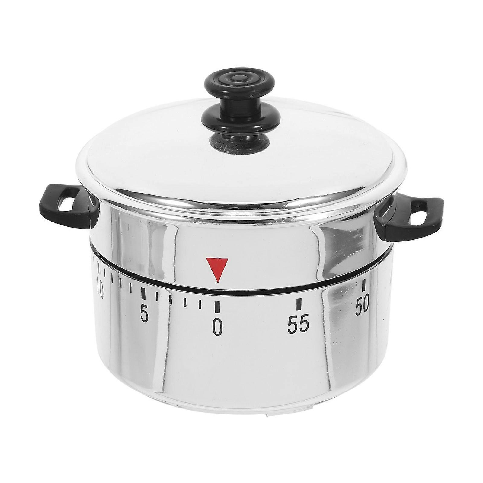 Countdown Timer Time Reminder for Cooking 3Pcs Silver Kitchen Mechanical