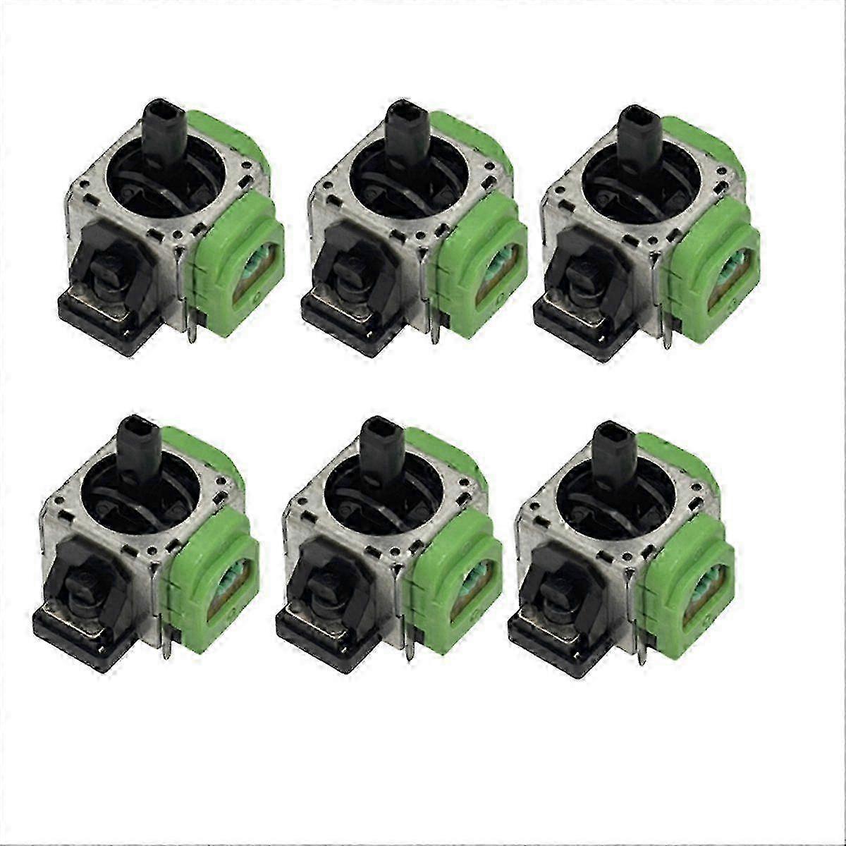 6PCS Hall Effect Joysticks compatible with PS5 Controller, High-Precision Adjustable 3D Analog Thumbsticks