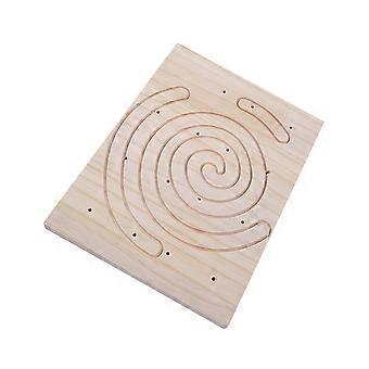Krallenschleifplatte aus Holz für kleine Haustiere, 1 Stück, für Hamster und Kaninchen