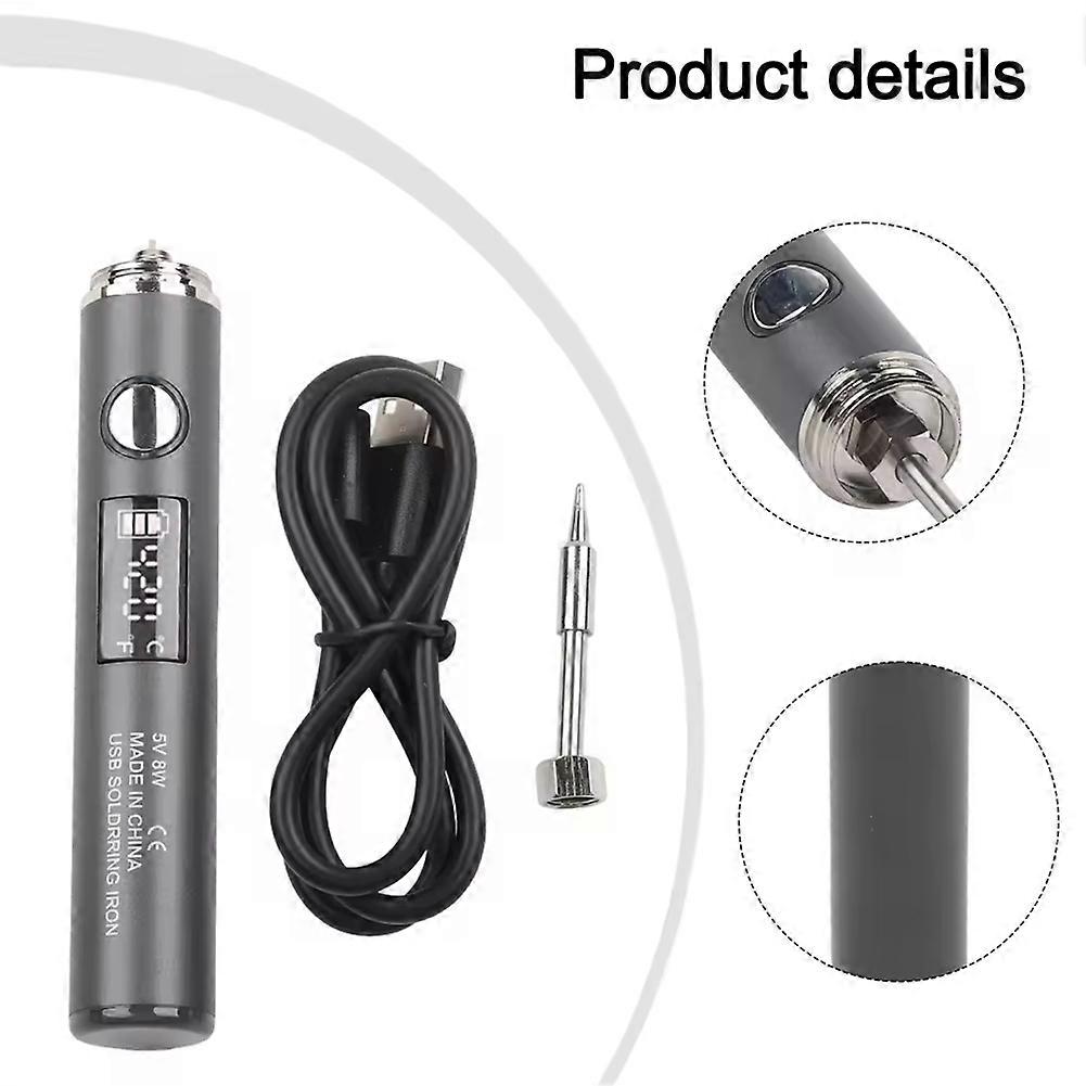 L002 Digital Display Portable Soldering Iron Kit Without Light Quick Heating and Adjustable Temperature Control