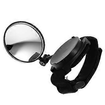 3Pcs Rear View Mirror Wristband For Cycling Safety Outdoor Riding Black Simple Design Cycling Mirror