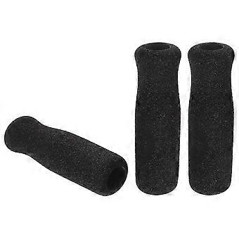 Sponge Ski Pole Grips, Non-Slip, Compatible with Kids, Black, 9 Pack