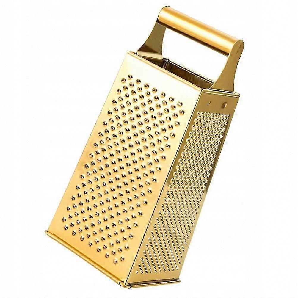 Stainless Steel Handheld Gold Grater for Vegetables - Durable & Efficient