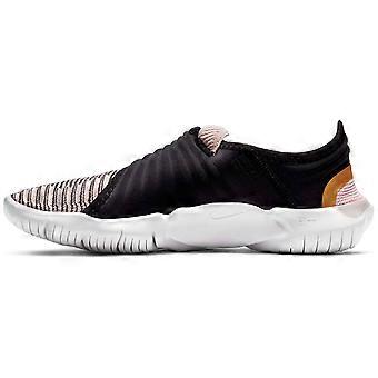 Nike Free Rn Flyknit 3.0 For Black/Golden Women's AQ5708-010
