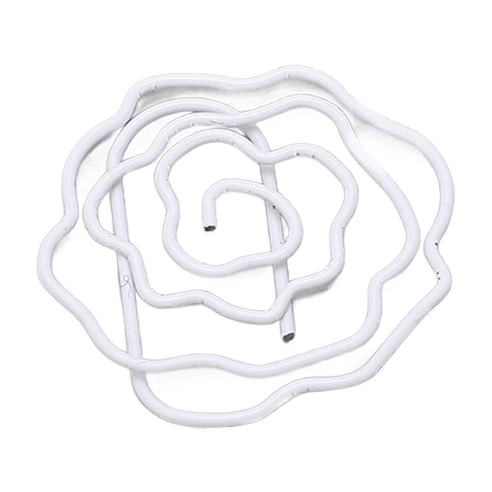 Rose Shape Metal Clips Slip Resistant