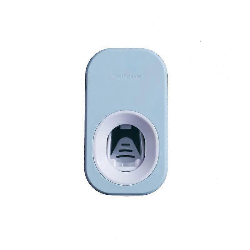 Toothpaste Dispenser Wall Mount for Bathroom Punch-free Automatic Toothpaste Squeezer(1pc, blue)