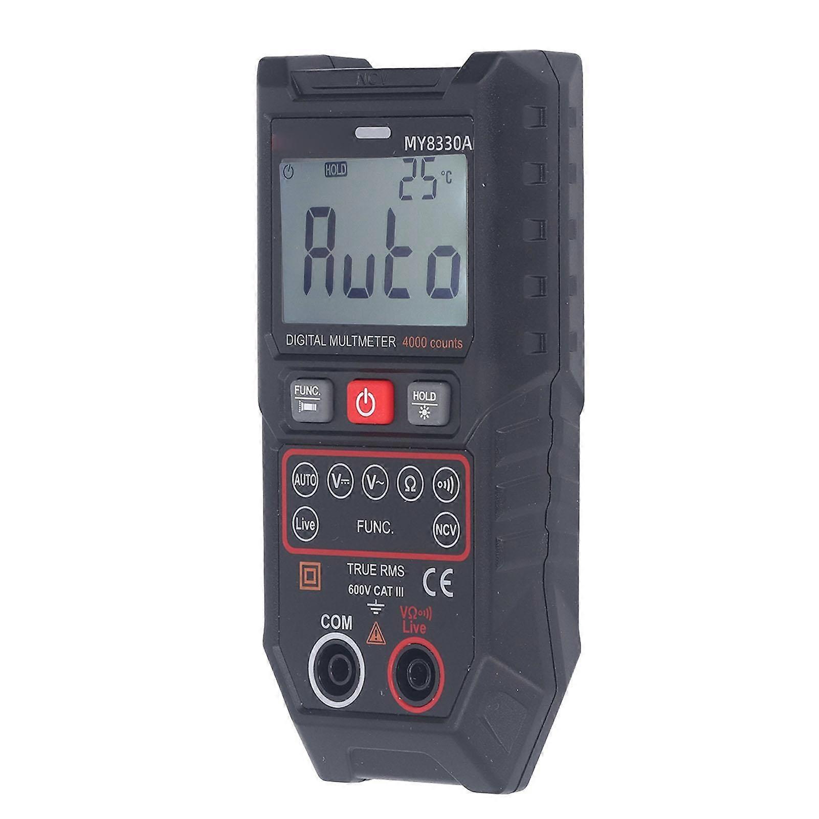 Digital Multimeter High Accuracy Automatic Recognition Anti Burn Intelligent Volt Amp Test Meter