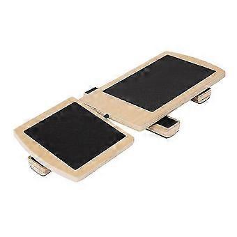 Wooden Foot Stretcher Single Leg Balance Board Anti-Slip Swing Balance Trainer Ankle Foot Strengthening Balance Board_zyaq