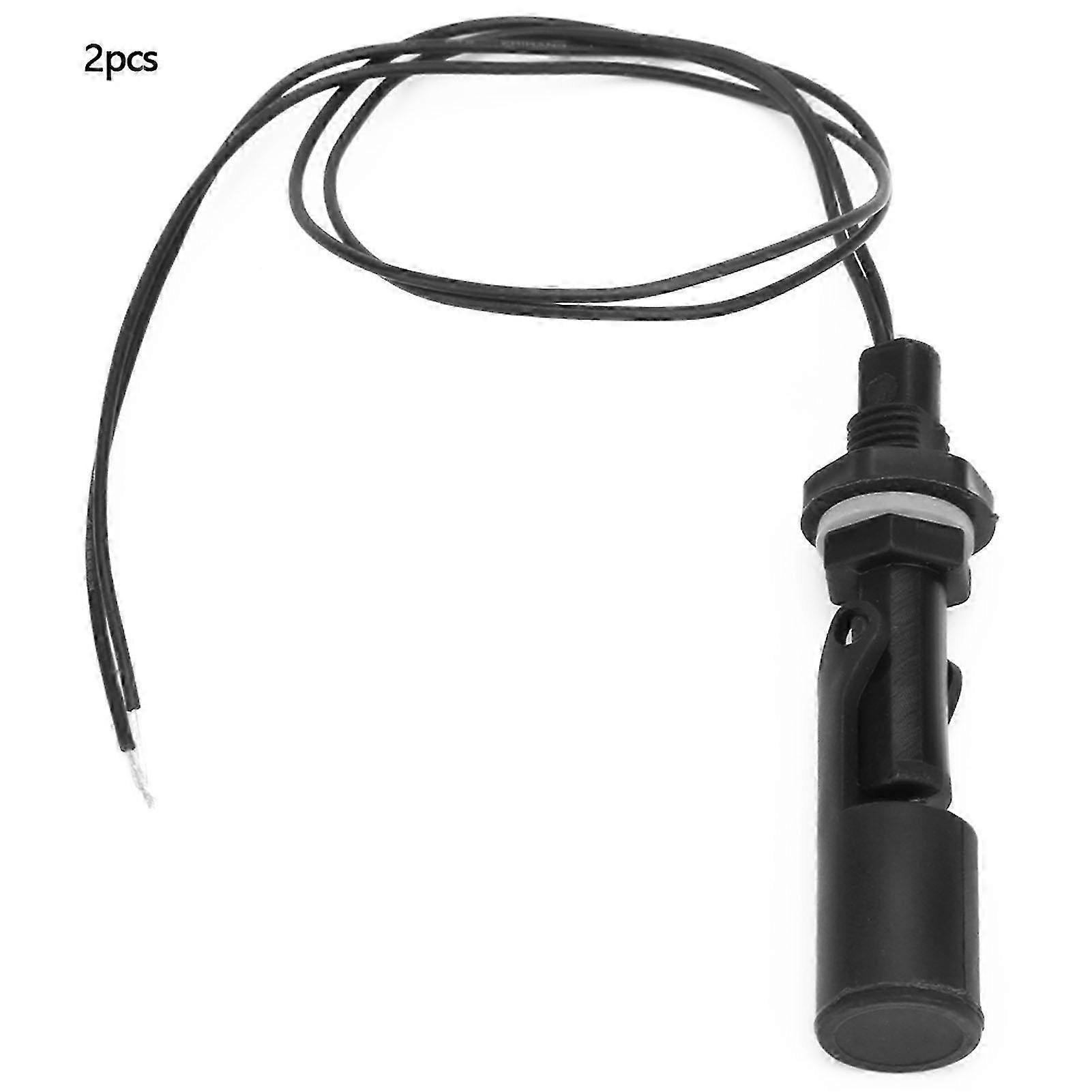 Ouitble Water Level Sensor Tank Water Level Sensor Control Float Switch (2-Pack), Horizontal PP Liquid Mount, C Type