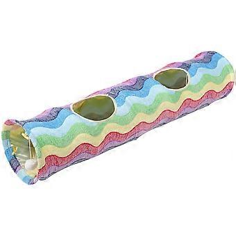 Rainbow Cat Tunnel Toy Folding Cat Tunnel Toy for Home 1Pcs