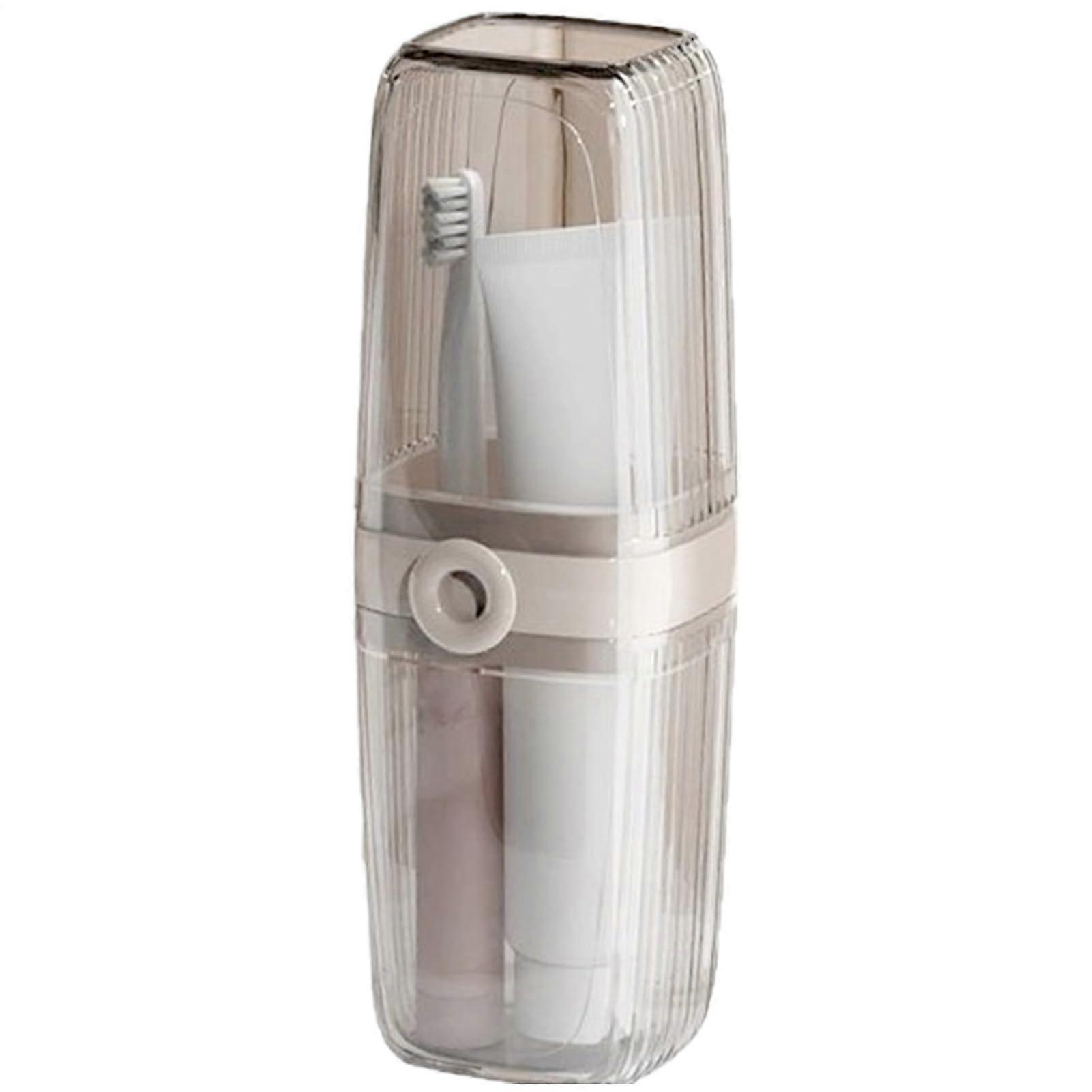 Slim Travel Toothbrush Case with Drainage