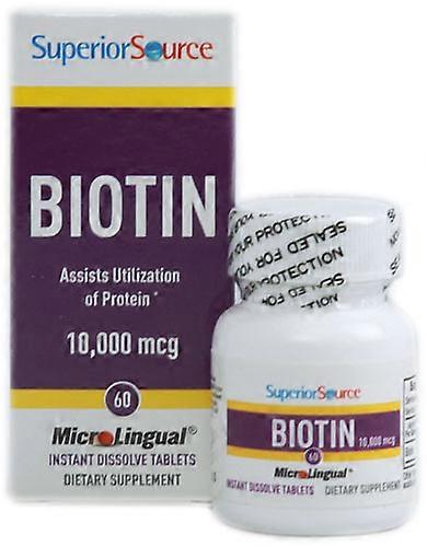 Superior Source Biotin, 10,000 Mcg, 60 Tabs