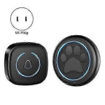 Wireless Cat Dog Doorbell 300M Range 60 Songs Waterproof Training Tool-am