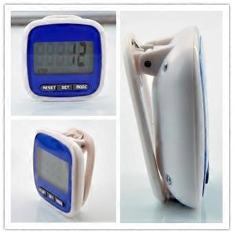 Eenvoudige stappenteller LCD-scherm 3D-wandelstappenteller Stappenteller voor hardlopen en wandelen met clip