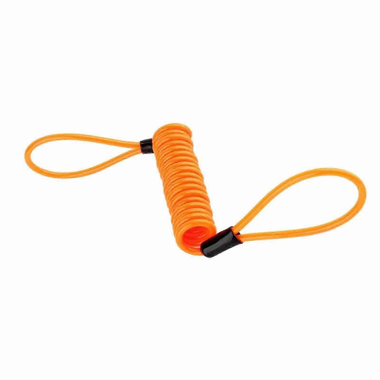 Motorcycle Bike Alarm Disc Lock Antitheft Security Spring Reminder Cable Tight-SSZFV