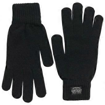 Superdry & Co Classic Knitted Gloves - Jet Black
