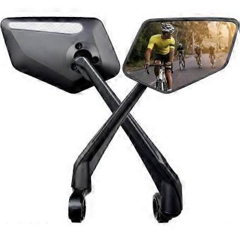 Shockproof Rotating Bicycle Rearview Mirror, Extended Arm, Anti-Vibration Safety Accessory
